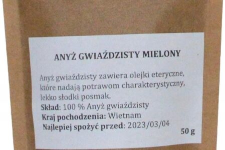 Sto Smaków Anyż Gwiaździsty Mielony 100g