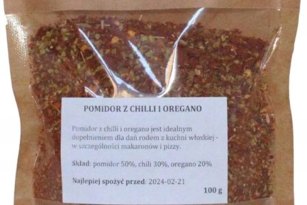 Sto Smaków POMIDORY Z CHILLI I OREGANO 100g