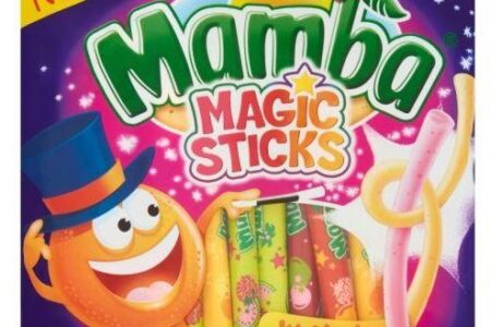 Storck Gumy rozpuszczalne Mamba Magic Sticks o smakach owocowych 150g
