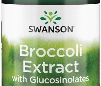 Swanson Ekstrakt Z Brokułów, 600Mg, Ekstra Siła, 120 Vkaps