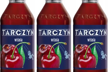 Tarczyn Butelka Szklana Wiśnia Napój 3 x 300ml