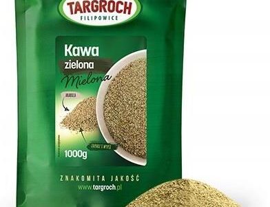Targroch Kawa Zielona Mielona 1Kg Odchudzanie Naturalna