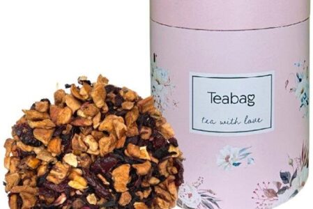 Teabag Owocowa Herbata Cranberry 50g – Różowa Tuba
