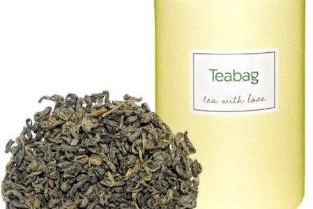 Teabag Zielona Herbata China Gunpowder 100g – Żółta Tuba