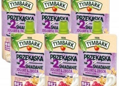 Tymbark Przekąska Na 2 Śniadanie Jogurt & Zboża Owoce Leśne