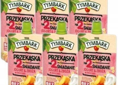 Tymbark Przekąska Na 2 Śniadanie Jogurt & Zboża Owoce Sadu