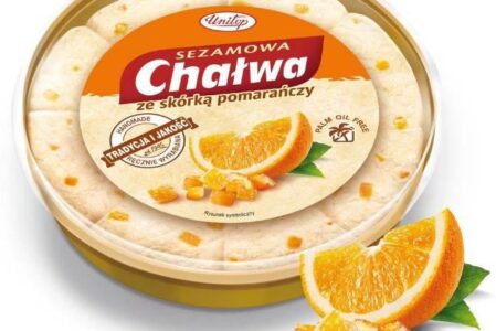 Unitop CHAŁWA SEZAMOWA TORCIK Z POMARAŃCZĄ 350G