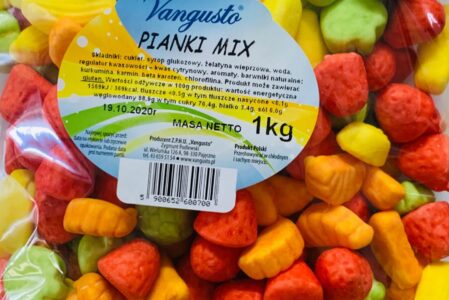 Vangusto żelki Pianki mix 1kg