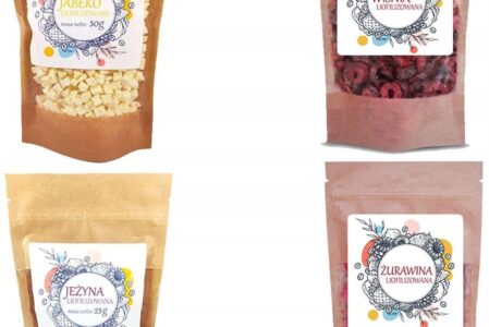 Vitafarm Jabłko Wiśnia Jeżyna Żurawina Liofilizowany Zestaw
