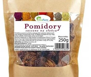 Vitafarm Pomidory Suszone Na Słońcu Solone 250g
