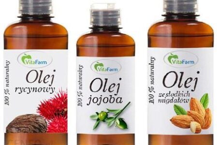 Vitafarm Zestaw olejów Rycynowy+Jojoba+Migdałowy