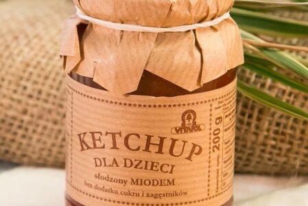Vitapol Ketchup Dla Dzieci Słodzony Miodem 200G