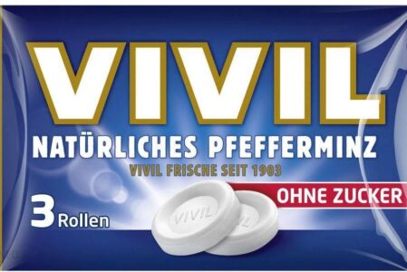 Vivil Pastylki Miętowe Bez Cukru 3 x 28 g