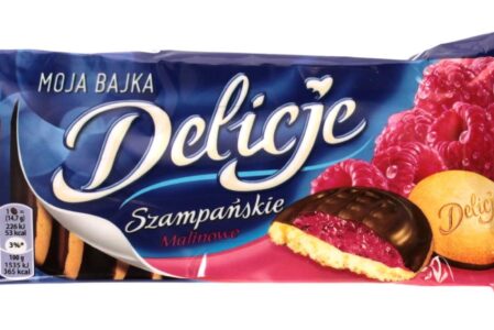 Wedel Ciastka Delicje Malinowe Szampańskie 147G