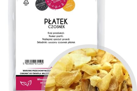 Winoszarnia Czosnek suszony Płatek 200g w Płatkach