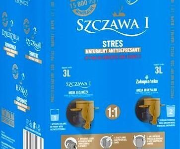 Woda Mineralna Lecznicza Szczawa I + Zakopiańska Naturalnie Gazowana 2 x 3l Duopack Stres