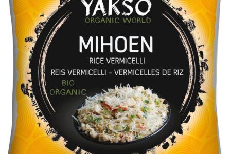 Yakso Makaron Ryżowy Noodle Vermicelli Bezglutenowy Bio 250g