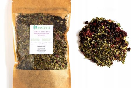 Yerba mate z miętą i suszonymi owocami 100g