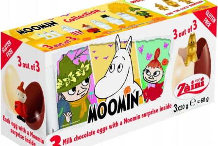 Zaini Czekoladowe Jajka Niespodziank Muminki Moomin 3Pak