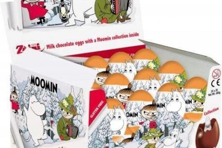 Zaini Czekoladowe Jajka Niespodziank Muminki Moomin x24