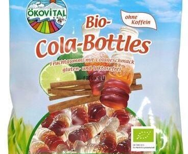 ŻELKI COLA BEZ KOFEINY BEZ LAKTOZY BEZGLUTENOWE BIO 100 g – OKOVITAL