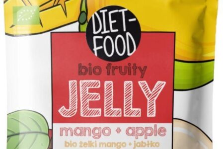 Żelki mango, jabłko