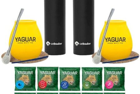 Zestaw dla dwojga Yerba Mate Yaguar YERBOMOS