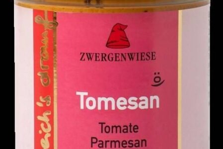 Zwergenwiese PASTA SŁONECZNIKOWA Z POMIDORAMI I SEREM PARMEZAN BEZGLUTENOWA BIO 160g