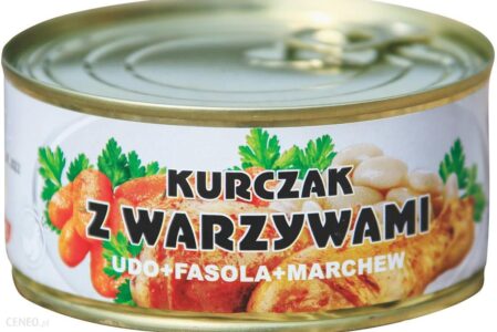 Żywność konserwowana Marlej Wek Prepersa – udo kurczaka z fasolą i marchewką 300g (969E-48739-1-1)