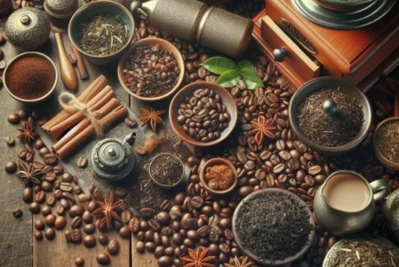 Odkryj aromaty kawy ziarnistej i smak tradycji w herbacie