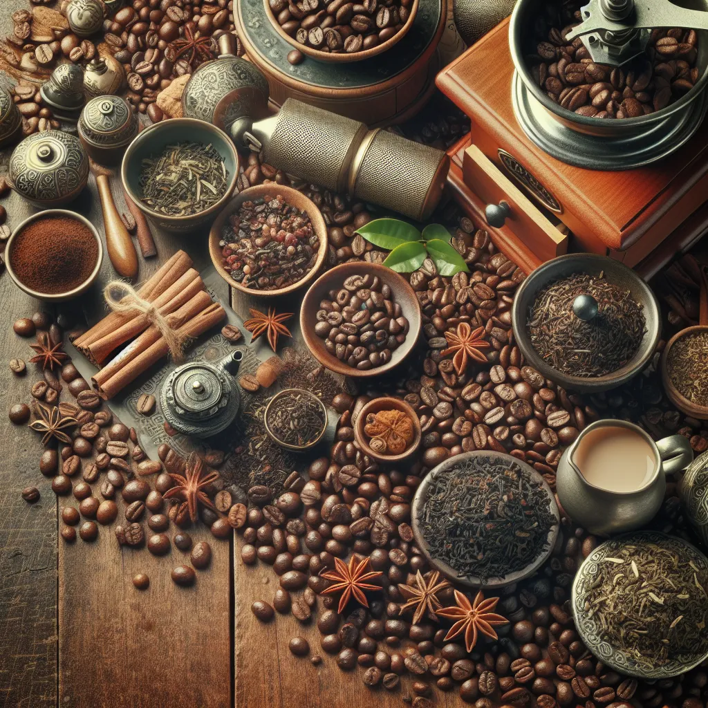 Odkryj aromaty kawy ziarnistej i smak tradycji w herbacie