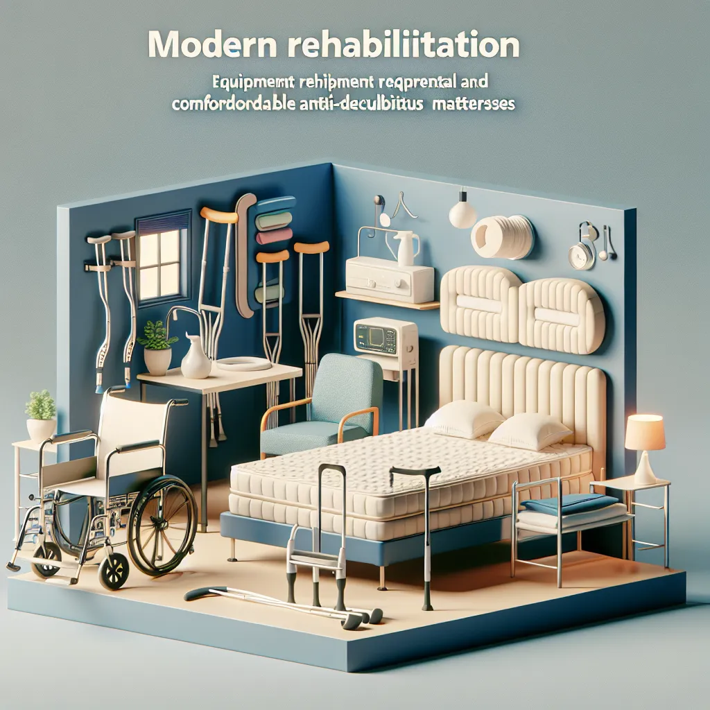 Nowoczesna rehabilitacja: wynajem sprzętu i komfortowe materace przeciwodleżynowe