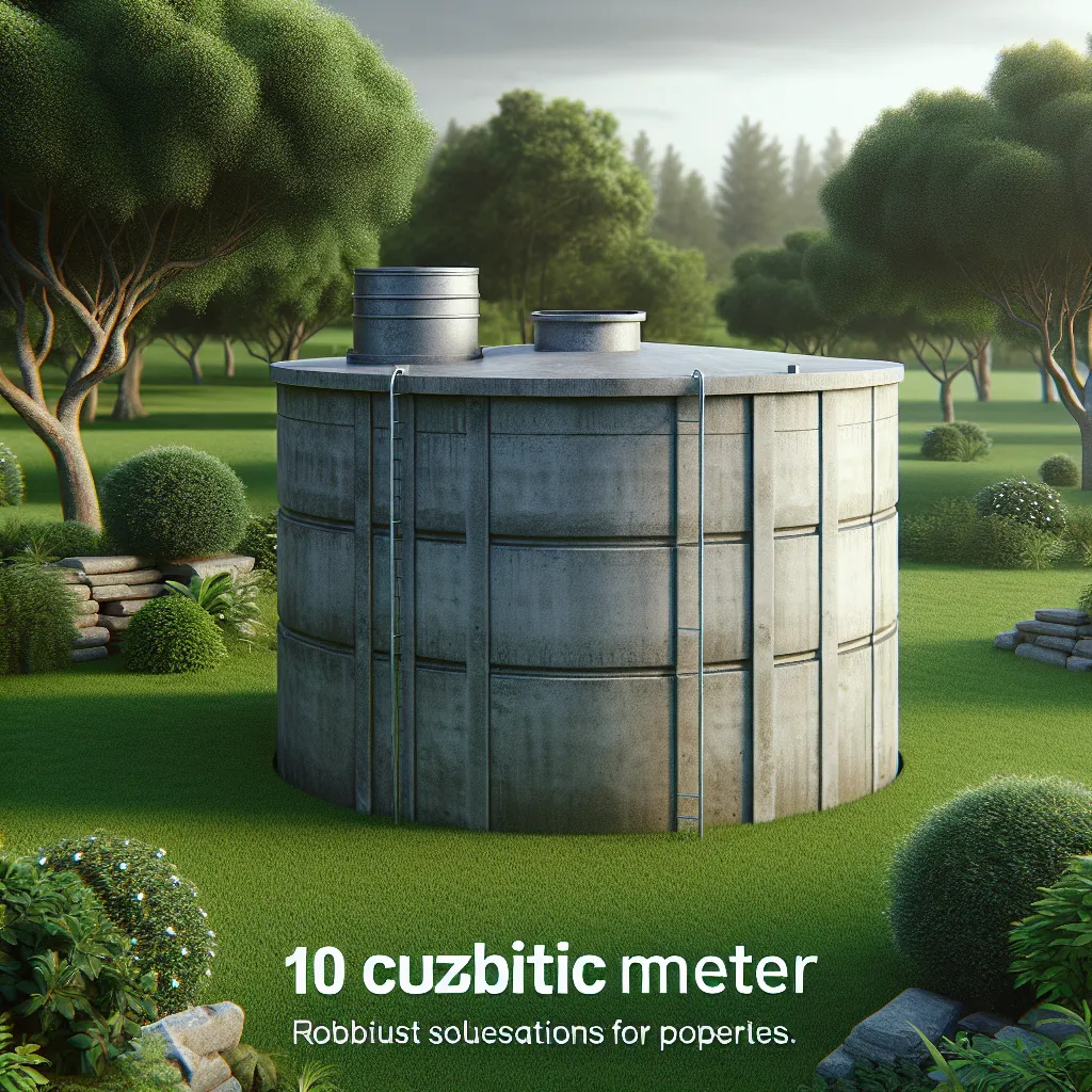 Betonowe szamba 10m3 – trwałe rozwiązanie dla Twojej posesji